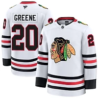 Ryan Greene Men's Fanatics White Chicago Blackhawks Away Premium Custom Jersey
