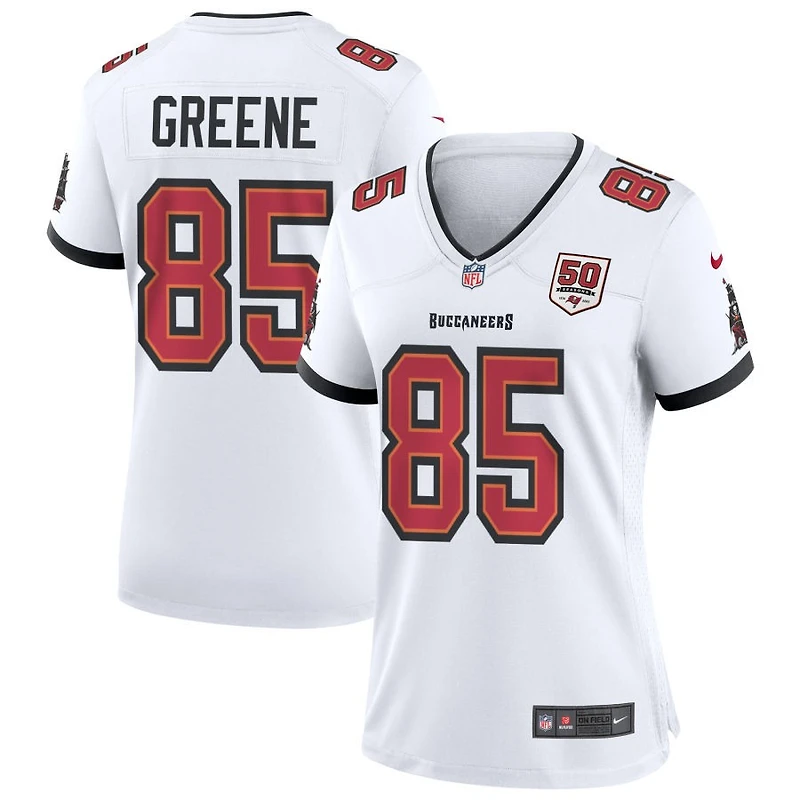 Garrett Greene Women's Nike White Tampa Bay Buccaneers 50th Season Custom Game Jersey