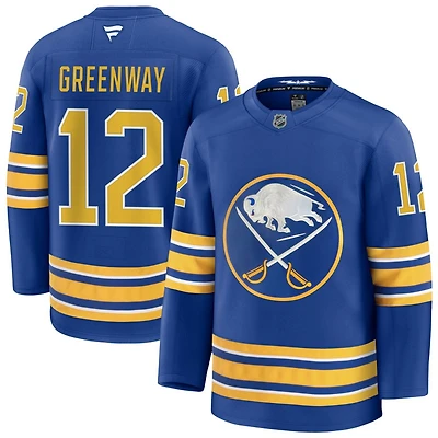 Jordan Greenway Men's Fanatics Royal Buffalo Sabres Home Premium Custom Jersey