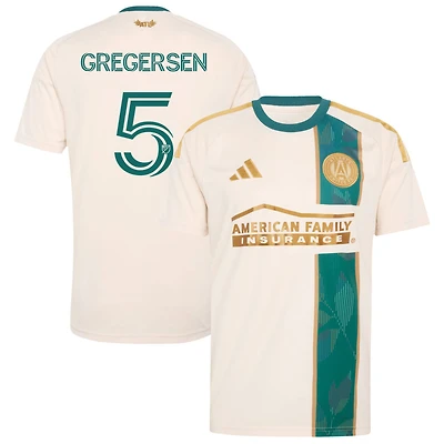 Stian Gregersen Men's adidas  Tan Atlanta United FC 2026 Spirit of '96 Replica Custom Jersey