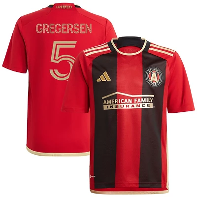 Stian Gregersen Youth adidas Black Atlanta United FC 2023 The 17s' Kit Replica Custom Jersey