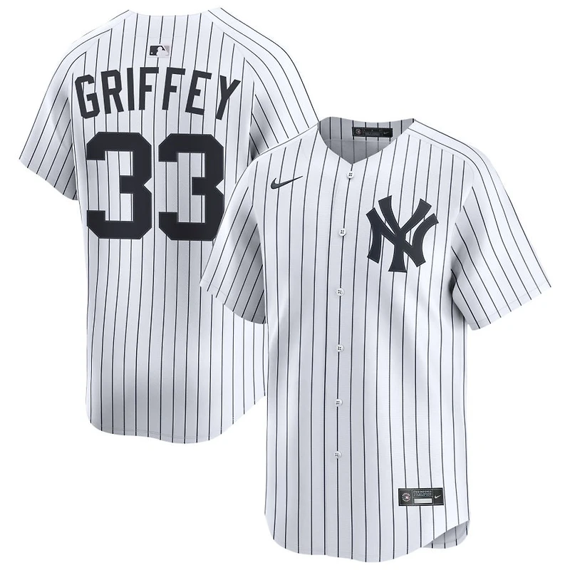 Ken Griffey Sr. Men's Nike White New York Yankees Home Limited Pick-A-Player Retired Roster Jersey