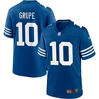 Blake Grupe Men's Nike Royal Indianapolis Colts Alternate Custom Jersey