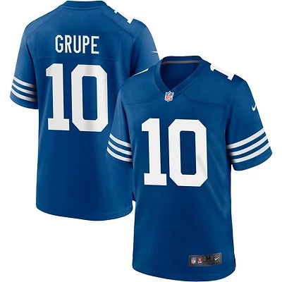 Blake Grupe Men's Nike Royal Indianapolis Colts Alternate Custom Jersey