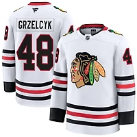 Matt Grzelcyk Men's Fanatics White Chicago Blackhawks Away Premium Custom Jersey