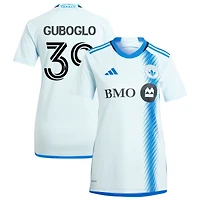 Alksandr Guboglo Women's adidas  Light Blue CF Montreal 2024 La Main Replica Custom Jersey
