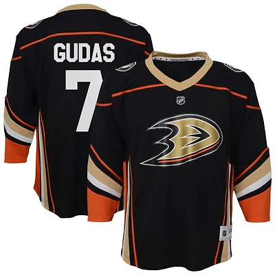 Radko Gudas Youth  Black Anaheim Ducks Home Replica Custom Jersey