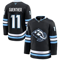 Dylan Guenther Men's Fanatics Black Utah Mammoth Home Premium Custom Jersey