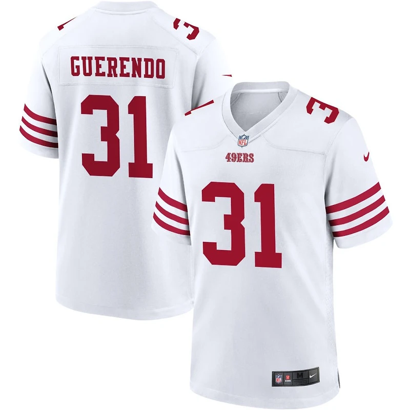 Isaac Guerendo Men's Nike White San Francisco 49ers Game Custom Player Jersey