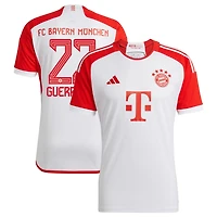 Raphael Guerreiro Men's adidas  White Bayern Munich 2023/24 Home Replica Custom Jersey