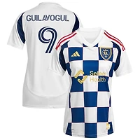 Morgan Guilavogul Women's adidas  White Real Salt Lake 2025 Grid City Replica Custom Jersey