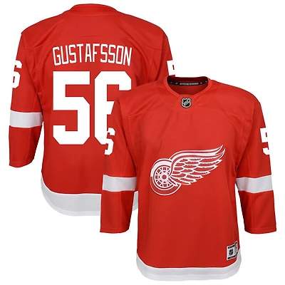 Erik Gustafsson Youth Red Detroit Red Wings Home Custom Premier Jersey