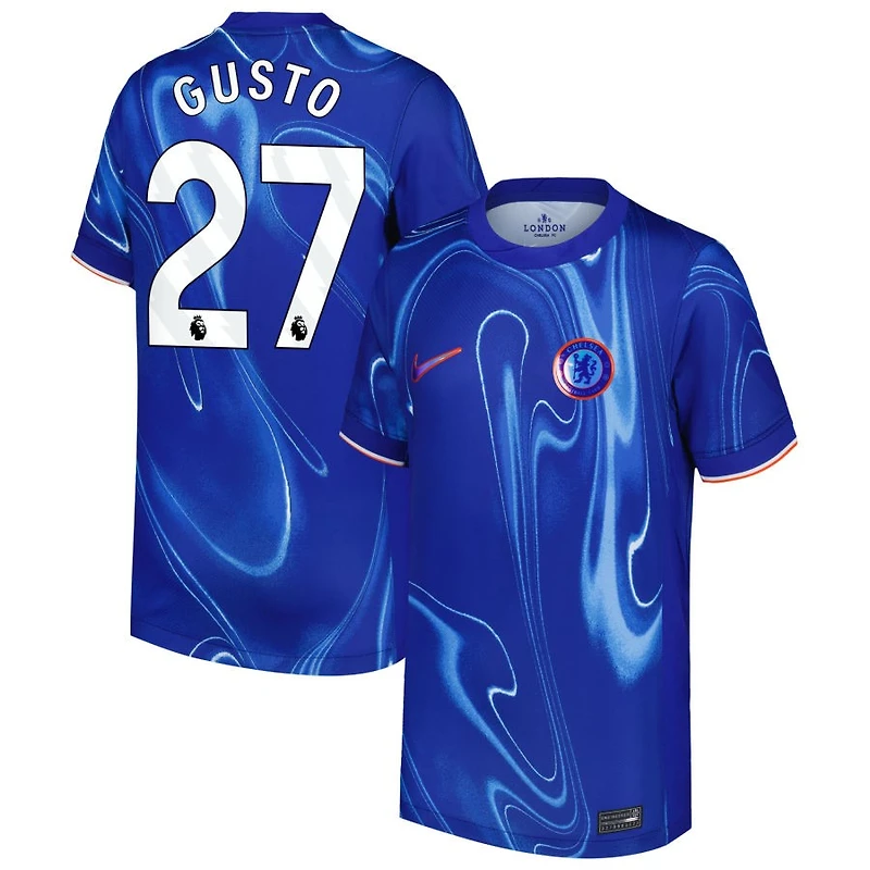 Malo Gusto Youth Nike Blue Chelsea 2024/25 Home Custom Replica Jersey