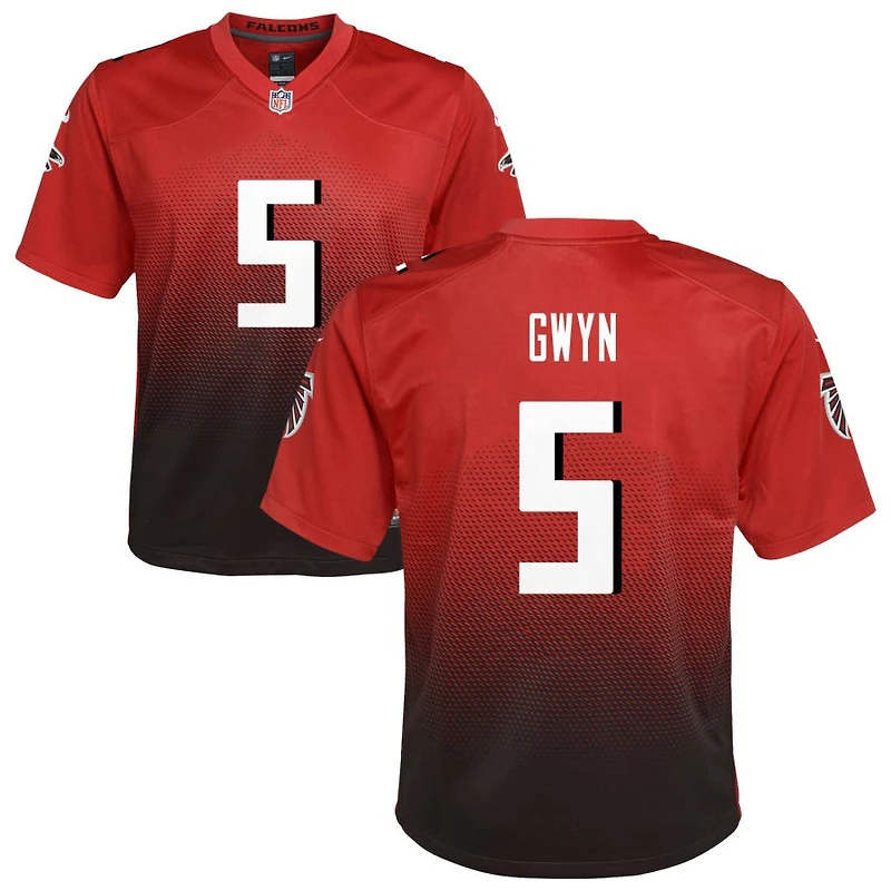 Jovaughn Gwyn Youth Nike Red Atlanta Falcons Alternate Custom Game Jersey
