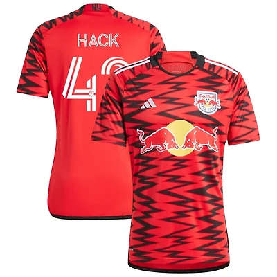 Alexander Hack Men's adidas  Red New York Red Bulls 2024 Legacy Replica Custom Jersey