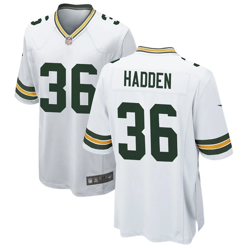 Kamal Hadden Men's Nike White Green Bay Packers Custom Game Jersey