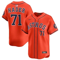 Josh Hader Men's Nike Orange Houston Astros Alternate Limited Custom Jersey