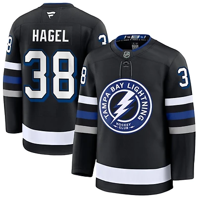 Brandon Hagel Men's Fanatics Black Tampa Bay Lightning Alternate Premium Custom Jersey
