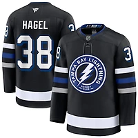 Brandon Hagel Men's Fanatics Black Tampa Bay Lightning Alternate Premium Custom Jersey