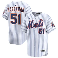 Justin Hagenman Men's Nike White New York Mets Home Limited Custom Jersey