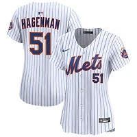 Justin Hagenman Women's Nike  White New York Mets Home Limited Custom Jersey