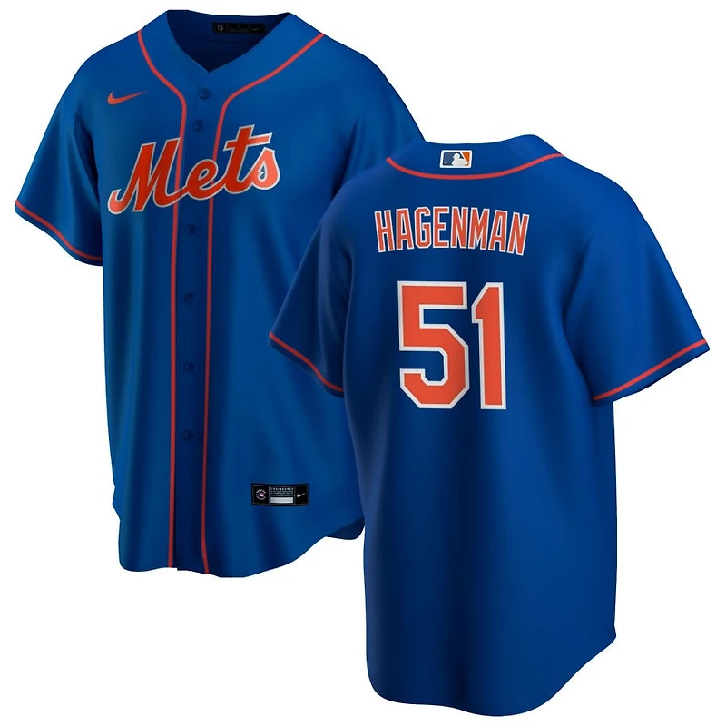 Justin Hagenman Men's Nike Royal New York Mets Alternate Replica Pick-A-Player Custom Jersey
