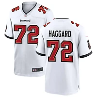 Luke Haggard Men's Nike White Tampa Bay Buccaneers  White Custom Game Jersey