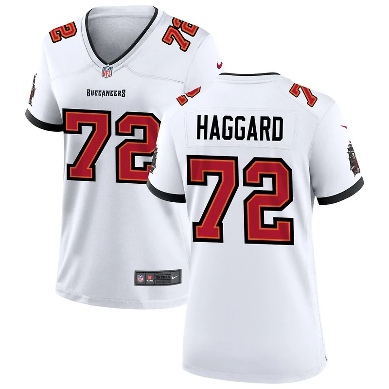 Luke Haggard Women's Nike Tampa Bay Buccaneers White Custom Game Jersey