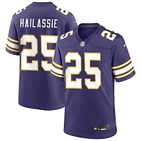 Kahlef Hailassie Men's Nike Purple Minnesota Vikings Classic Custom Game Jersey