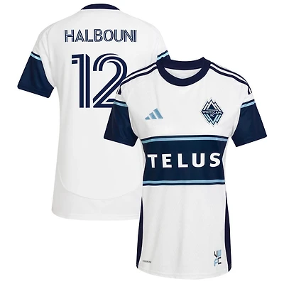 Belal Halbouni Women's adidas  White Vancouver Whitecaps FC 2025 The Peak Replica Custom Jersey