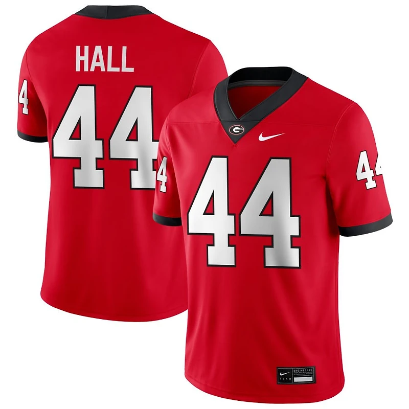 Jordan Hall Men's Nike Red Georgia Bulldogs NIL Pick-A-Player Game Jersey