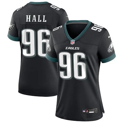 Gabe Hall Women's Nike Black Philadelphia Eagles Alternate Custom Game Jersey