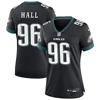 Gabe Hall Women's Nike Black Philadelphia Eagles Alternate Custom Game Jersey