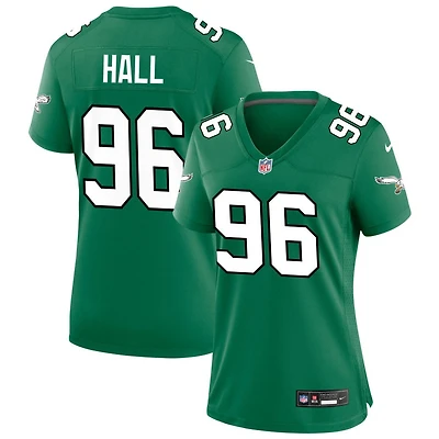Gabe Hall Women's Nike Kelly Green Philadelphia Eagles Alternate Custom Game Jersey
