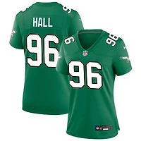 Gabe Hall Women's Nike Kelly Green Philadelphia Eagles Alternate Custom Game Jersey