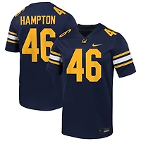Aaron Hampton Men's Nike Navy Cal Bears NIL Pick-A-Player Football Game Jersey