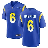 Nick Hampton Men's Nike Royal Los Angeles Rams Custom Game Jersey