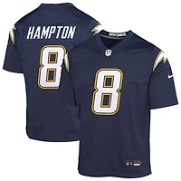 Omarion Hampton Youth Nike Navy Los Angeles Chargers Alternate Super Chargers Game Custom Jersey