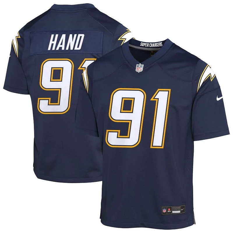 Da'Shawn Hand Youth Nike Navy Los Angeles Chargers Alternate Super Chargers Game Custom Jersey