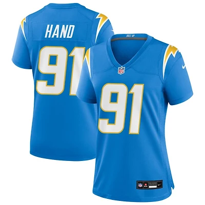 Da'Shawn Hand Women's Nike Powder Blue Los Angeles Chargers Custom Game Jersey