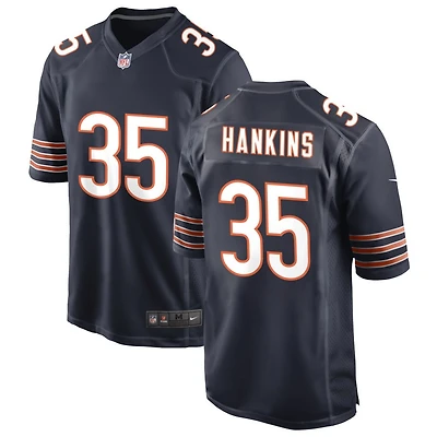 Deion Hankins Men's Nike Navy Chicago Bears Custom Game Jersey