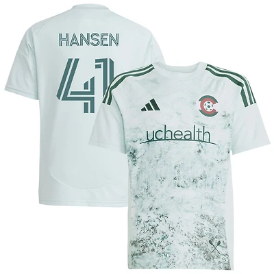 Nico Hansen Youth adidas  Green Colorado Rapids 2025 Headwaters Replica Custom Jersey