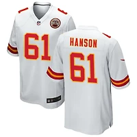 C.J. Hanson Men's Nike White Kansas City Chiefs Custom Game Jersey