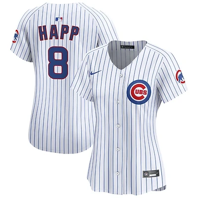 Ian Happ Women's Nike White Chicago Cubs Home Limited Custom Jersey
