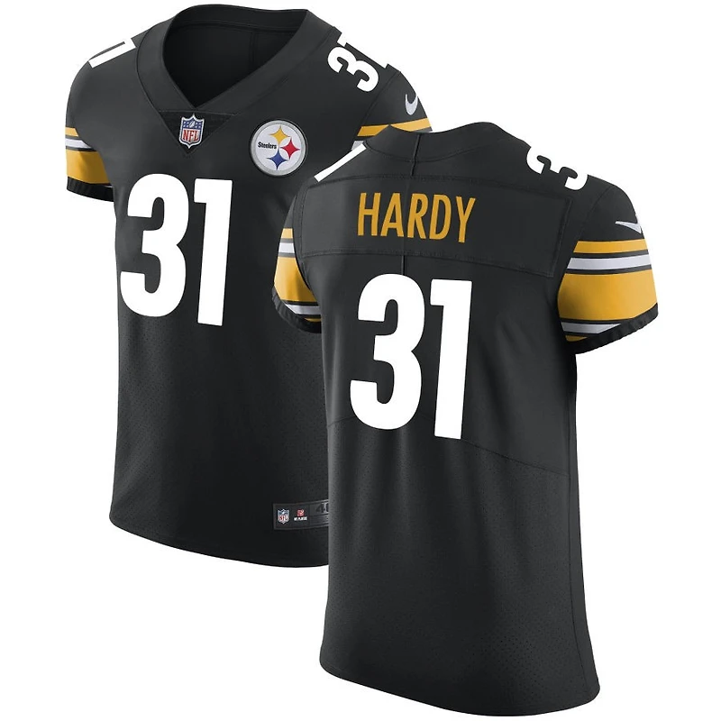 Daequan Hardy Men's Nike Black Pittsburgh Steelers Vapor Untouchable Custom Elite Jersey