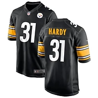 Daequan Hardy Men's Nike Black Pittsburgh Steelers Custom Game Jersey