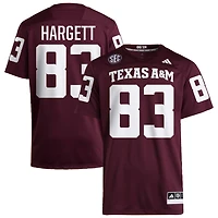 Will Hargett Men's adidas  Maroon Texas A&M Aggies NIL Pick-A-Player Home Premier Football Jersey