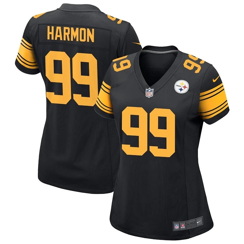 Derrick Harmon Women's Nike  Black Pittsburgh Steelers Alternate Custom Game Jersey