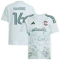 Alex Harris Youth adidas  Green Colorado Rapids 2025 Headwaters Replica Custom Jersey