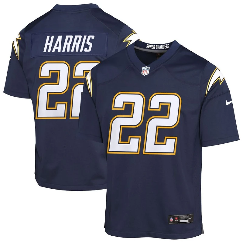 Najee Harris Youth Nike Navy Los Angeles Chargers Alternate Super Chargers Game Custom Jersey